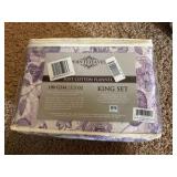King - Pointehaven 180 GSM Brushed Cotton Flannel Sheet Sets (Paisley Court, King Sized Bed)