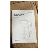 KIDISLE Electric Percolator - 10 Cup - Retail $74
