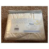 Queen - Sweet Home Collection Brand Queen Sized 4-Piece Sheet Set 1800 Thread Count Ivory Color