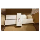 3 piece white foldable buffet display riser - 15 high 23 high 31 high