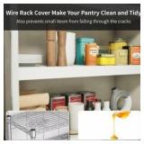 Wire Shelf Cover 30 X 12 Inch Wire Rack Cover Wood Shelf Covers for Pantry Shelving Closet Shelves Organization(White,5 Pack) Retail $115