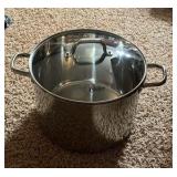 16 qt. Stainless Steel Stock Pot with Glass Lid | Retail $47
