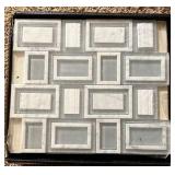 Soho Stax Geometric Tile 12Lx11W - ~0.94 sq ft / sheet | Retail $36/sheet | 10 sheets in box | a mix of stone and glass. Use these as a countertop or backsplash tile to create a beautifully interestin
