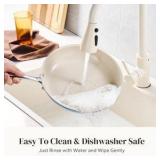 Redchef 11” sauté pan and glass lid - non stick - Stainless Steel Handle, Dishwasher & Oven Safe