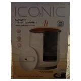 Iconic Luxury Towel Warmer - up to 250 degrees - 45 minutes of heating - Retail $140 - 360 even and continuous warmth