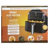Ninja Air Fryer with Air Crisp | 5 QT Capacity fits up to 4lbs of Fries | 4-in-1 Pro Air Fry, Roast, Reheat, Dehydrate | 400°F Max Temp | 1750 Watts | W/Nonstick Basket & Crisper Plate | Retail $130
