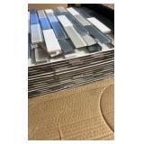 Colosseo Azul 12 in. x 12 in. ~ 1 sq/ft per sheet | Retail $9/sheet | 15 sheets in box | Mixed Glass; Stone Look Wall Tile