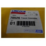 Lincoln Faucet Assembly, Filler Fitting Socket Assmebly and Locking Sleeve