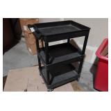 Plastic Luxor Warehouse Cart - 28" x 19" x 39"
