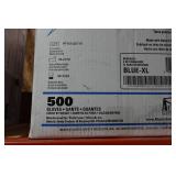 *500* Blue Lightning Powder Free Latex Gloves - XL