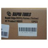 Box of 12 Rapid Tools Rapid Edge Utility Knives
