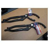 *2* Cal-Van Tools Adjustable Oil Filter Pliers