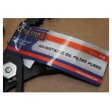 *2* Cal-Van Tools Adjustable Oil Filter Pliers