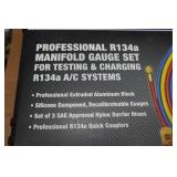 Mastercool Professional R134a Manifold Gauge Set for Testing & Charging R134a AC Systems