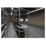 Row of Metal Shelving - 87" x 30" x 21