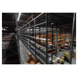 Row of Metal Shelving - 87" x 12" x 30