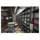 Row of Metal Shelving - 87" x 12" x 24