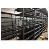 Row of Metal Shelving - 87" x 30" x 24
