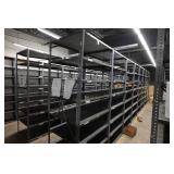Row of Metal Shelving - 87" x 30" x 24
