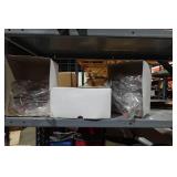 3 Metal Shelves with Contents - 87" Tall