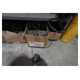 3 Metal Shelves with Contents - 87" Tall