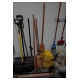 Assorted Cleaning and Shovels