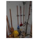 Assorted Cleaning and Shovels