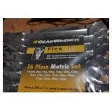 GearWrench 13 Piece Flex Head Metric Wrench Set - 11mm-25mm