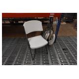*4* Lifetime Plastic Folding Chairs