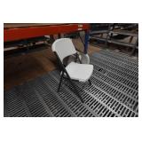 *4* Lifetime Plastic Folding Chairs