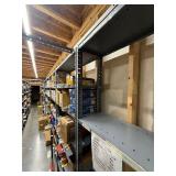 Row of Metal Shelving - 87" x 12" x 30