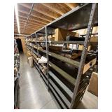 Row of Metal Shelving - 87" x 30" x 25