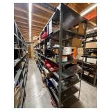 Row of Metal Shelving - 87" x 30" x 25