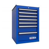 Homak BL08014552 14" Pro 2 Series 7-Drawer Side Tool Cabinet - Blue