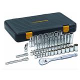 GearWrench 80550P 56-Piece 120XP Standard & Deep SAE/Metric Mechanics Tool Set