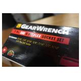 *4* GearWrench 7-Piece SAE 1/4" Drive 6-Point Flex Socket Sets