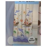 3 Comfort Bay for Kids Shower Curtain in 3 Different Designs