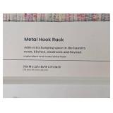 Wall Mounted Decorative Hook Rack, Cast Aluminum