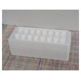 10 ct Rectangular Ice Cube Trays, White