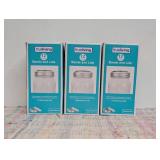 3 boxes of True Living Canning Jar Bands and Lids, 12 ct