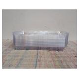 17ct Clear Decorative Party Trays 13.6 in by 8.1 in