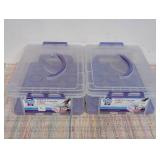 Baked with Love Deluxe Cake & Cupcake Caddy, 2 Count