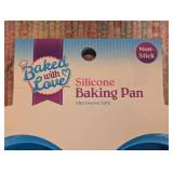 Set of 5 Microwave Safe Silicone Baking Cupcake Pans