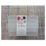 3 Sets of Sterilite Trays.
