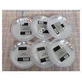 6 Packs of 16ct 7" Round Plates.