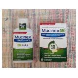 Mucinex Fast-Max Maximum Strength &Mucinex DM 12hr Cough Suppressant