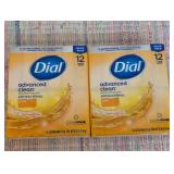 Two 12 Packs of Dial Advanced Clean, Gold.