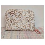 Sonia Kashuk Large Dome Makeup Bag 2 Piece Set Leopard Print
