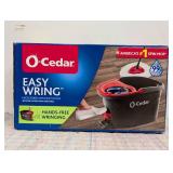 O-Cedar EasyWring Spin Mop and Bucket System: Portable, Non-Abrasive, Reusable, Extendable Handle