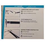 Design Optics By Foster Grant Semi-rimless Metal Reading Glasses, 3-pack